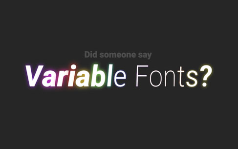  Variable Fonts